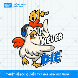 Mẫu Hình In Động Vật A1 Never Die