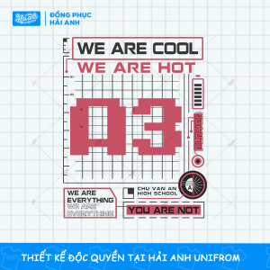 Mẫu Hình In Streetwear Graphic A3 We Are Cool We Are Hot ấn tượng nhất