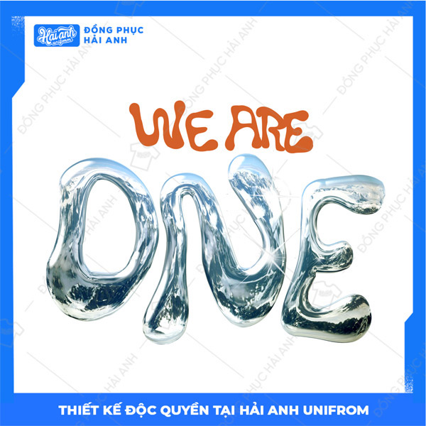 Logo " We are one" cùng phong cách Gotthic vô cùng ý nghĩa