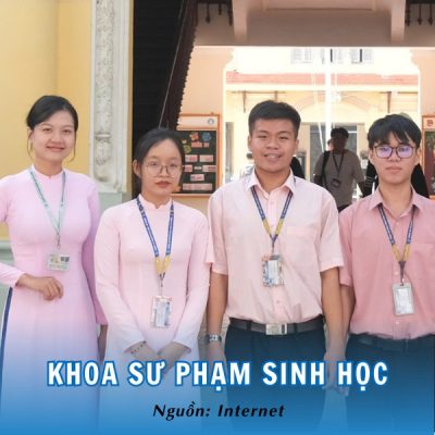 Mẫu đồng phục của khoa sinh học với sắc hồng tươi tắn