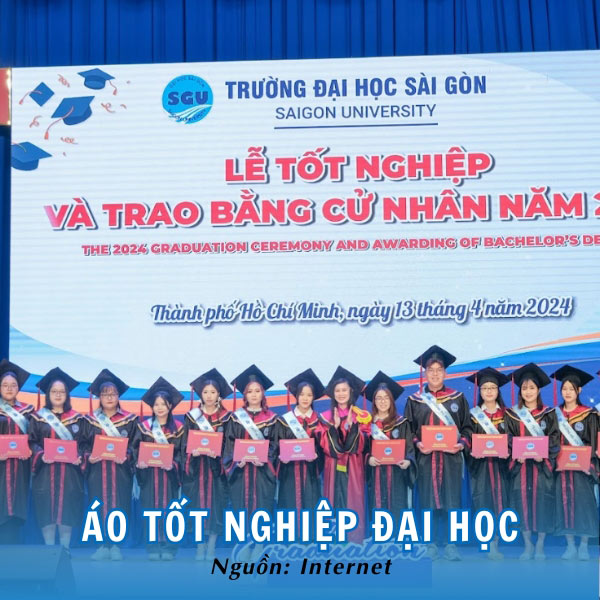 Đồng phục tốt nghiệp cử nhân trang trọng 