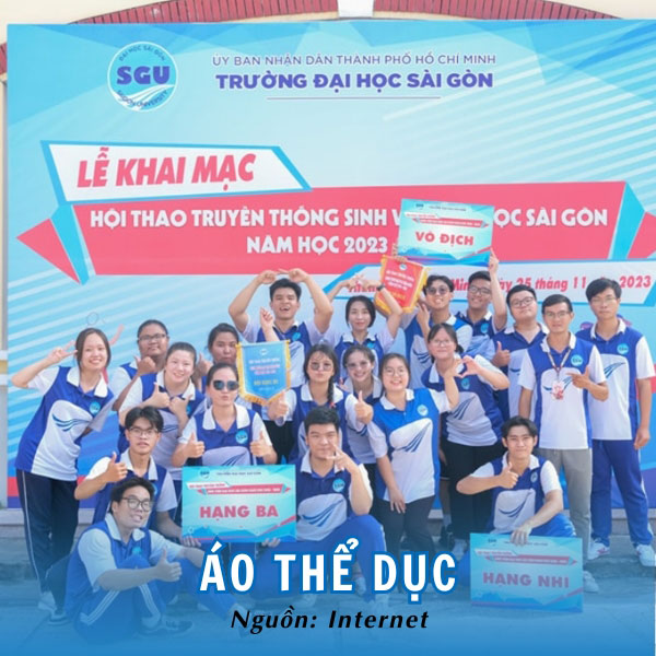 Mẫu áo đồng phục thể dục năng động, cá tính 