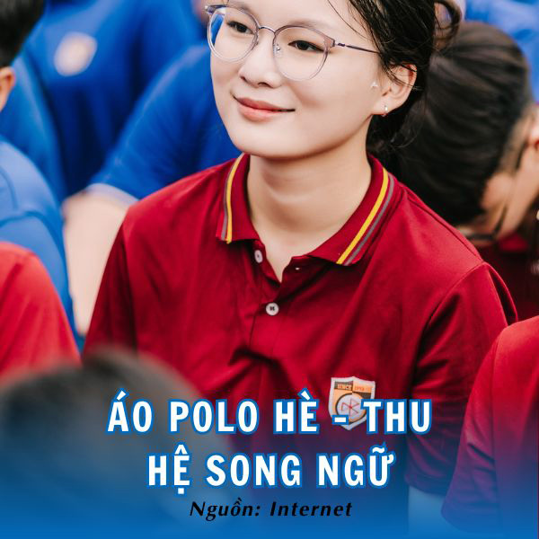 Áo polo học sinh hệ Song ngữ