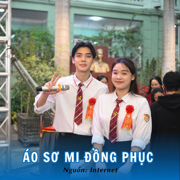 Áo sơ mi đồng phục kiểu dáng thanh lịch 