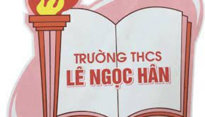 Hình ảnh logo trường THCS Lê Ngọc Hân mang nhiều ý nghĩa