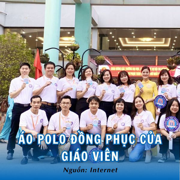 Kiểu áo polo đồng phục giáo viên thanh lịch, trang trọng