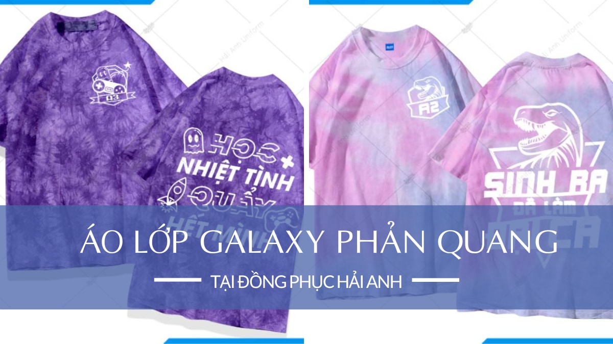 Áo lớp galaxy phản quang