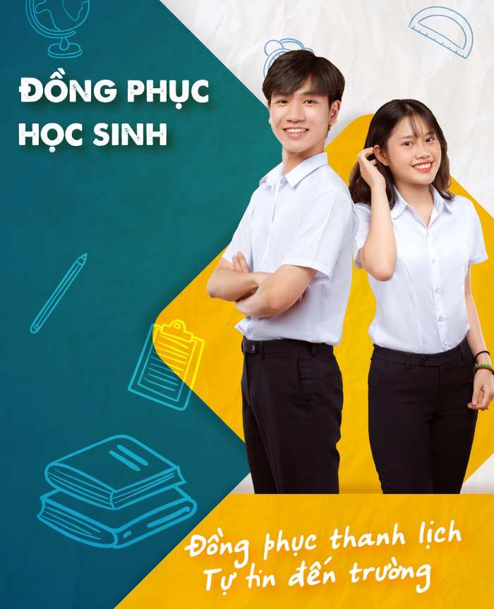 Kiểu dáng quần áo học sinh cấp 2, cấp 3 mang tính thẩm mỹ cao