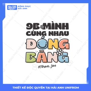 Mẫu Hình In Groovy 9B Mình Cùng Nhau Đóng Băng