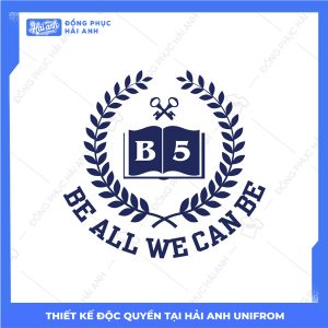 Mẫu Hình In Varsity B5 Be All We Can Be