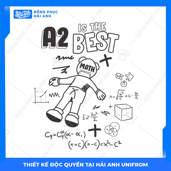 Logo chuyên toán A2 is the best