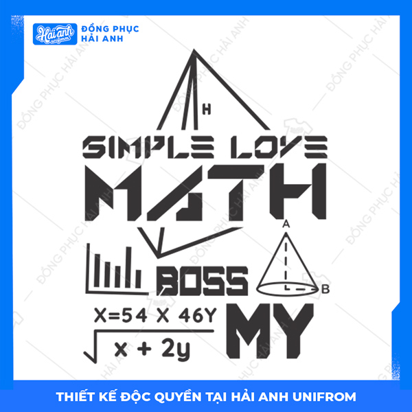 Logo chuyên toán simple love math