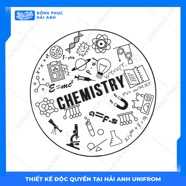 Logo áo lớp chuyên Hóa Chemistry