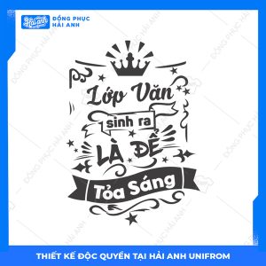 Logo chuyên Văn lớp văn sinh ra là để tỏa sáng