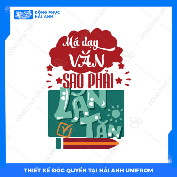 Logo chuyên Văn má dạy văn sao phải lăn tăn