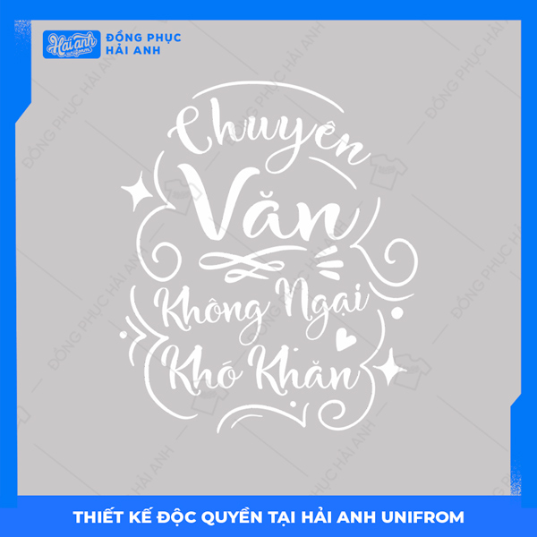 Logo chuyên Văn không ngại khó khăn